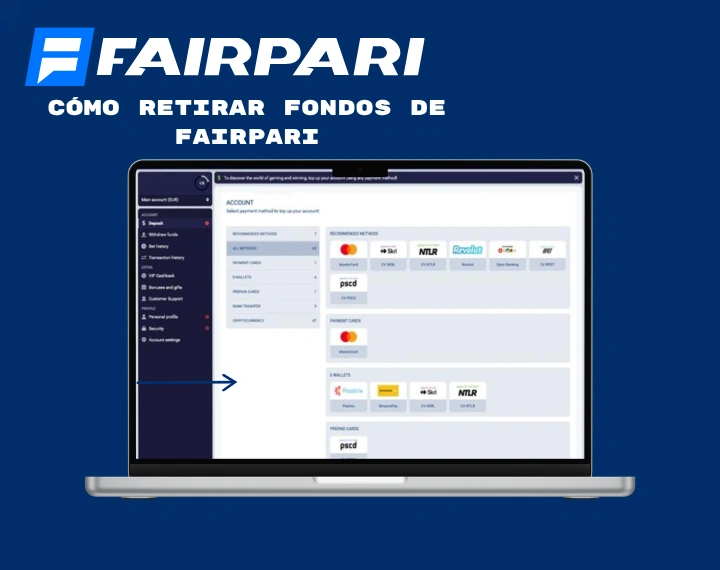 Cómo retirar fondos de Fairpari
