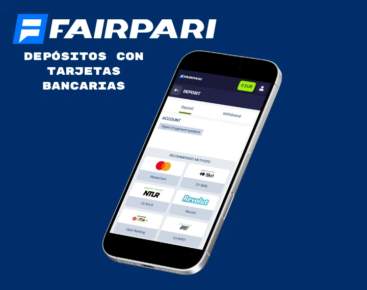Depósitos con tarjetas bancarias
