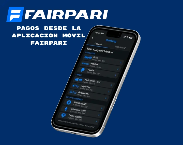 Pagos desde la aplicación móvil Fairpari